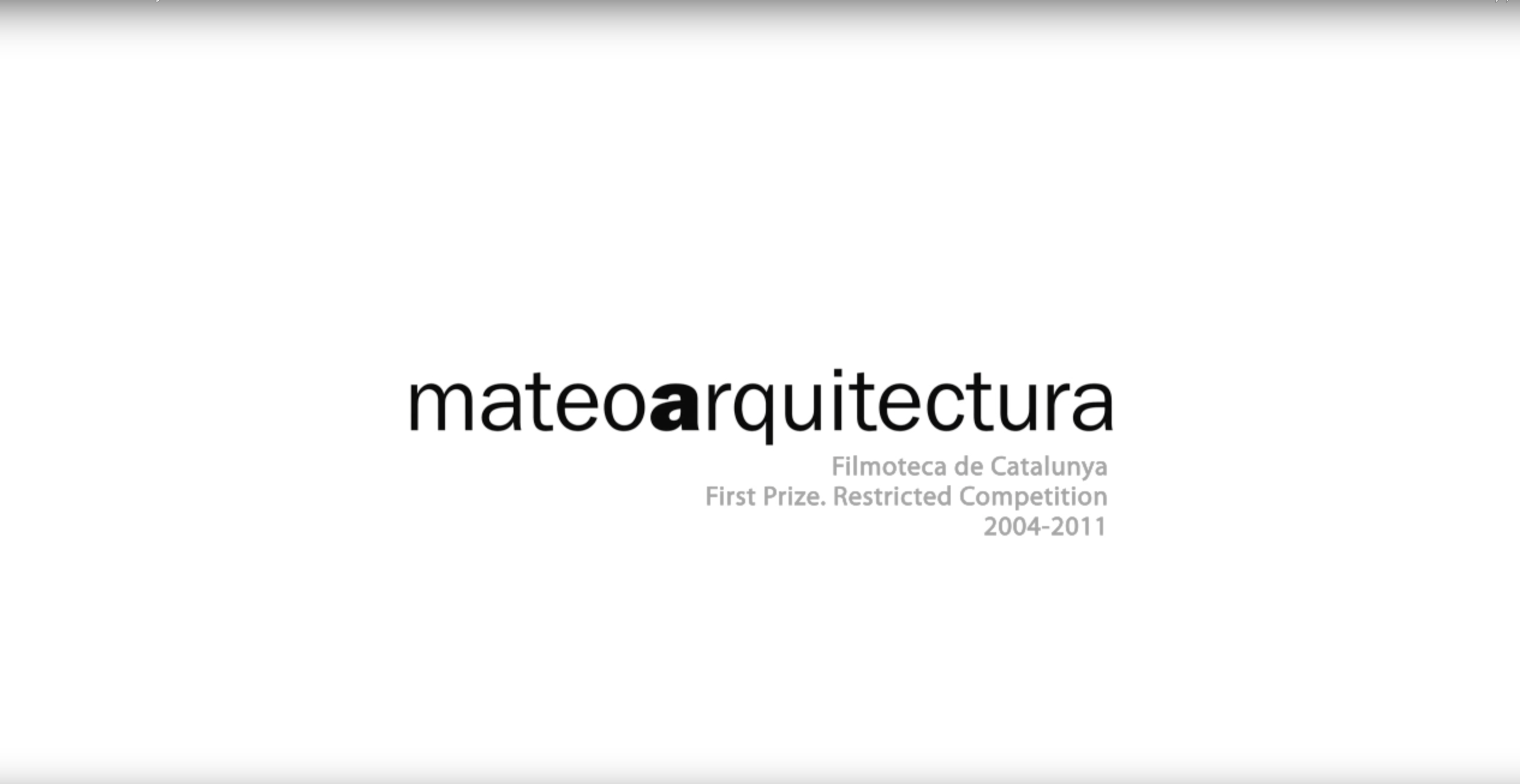 Corporate recording — Filmoteca de Catalunya