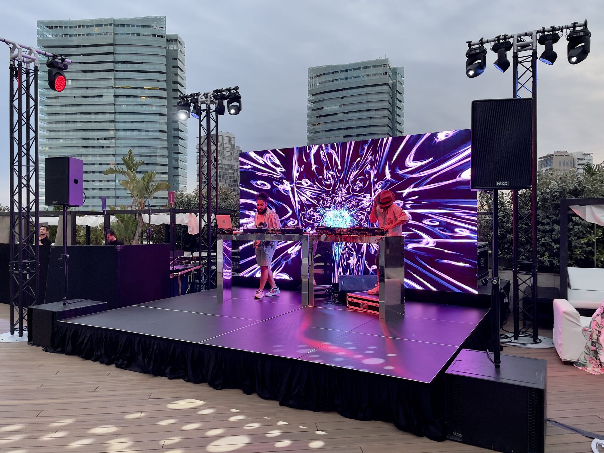 Sound engineer at corporate event — Barcelona